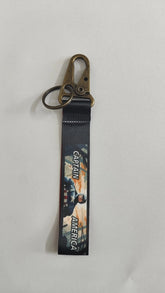 Captain America Hook Keytag Antique Gold